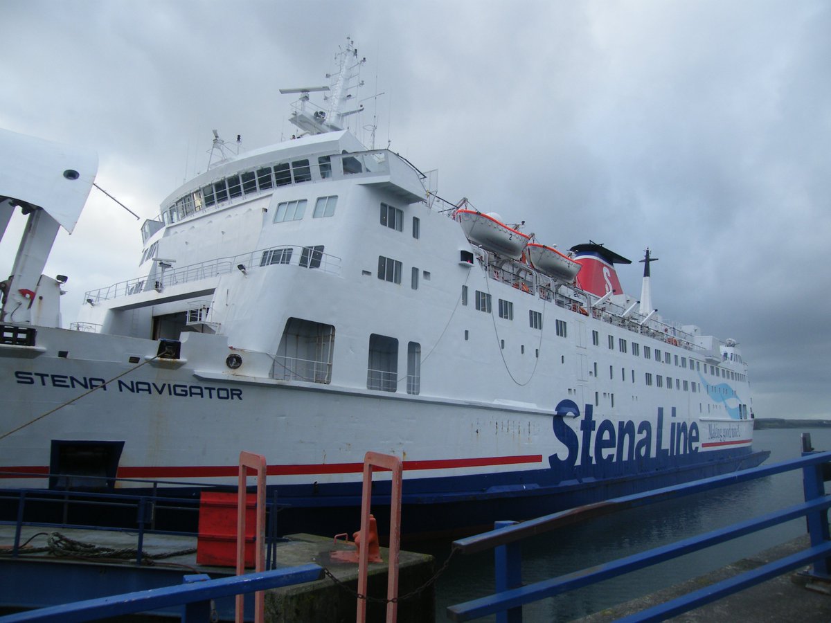 the company had banned the practice, but they did allow a token top up on a 13A socket at Stranraer. It didn't seem like much, but that 5 miles turned out to be a godsend. ABC.The plan was to top up in my uncle's garage, then on the  @Irish_Ferries Ulysses on the way home, which