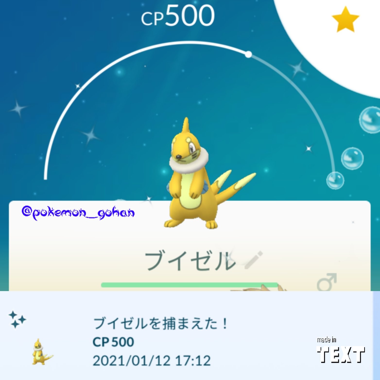 パムッカレ 今日の色違いは二匹です 旬のブイゼルが早速きてくれた ほんとテンション上がったよ Pokemongo ポケモンgo ポケモン 色違い Shinypokemon ブイゼル 好きなようにgoしよう ポケモンgo迷惑 T Co Msqlermzgw Twitter