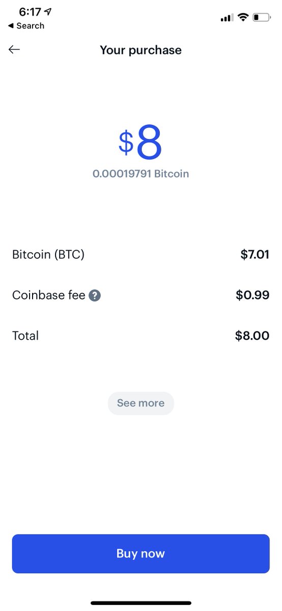 8) So what's going on?Well, have you ever tried to buy BTC using the Coinbase app?