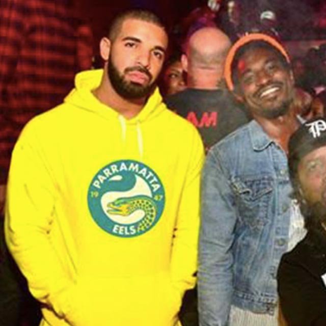 Drake is a Certified Lover Boy of the colour yellow, whether that's a Wallabies jersey or an Eels hoodie…