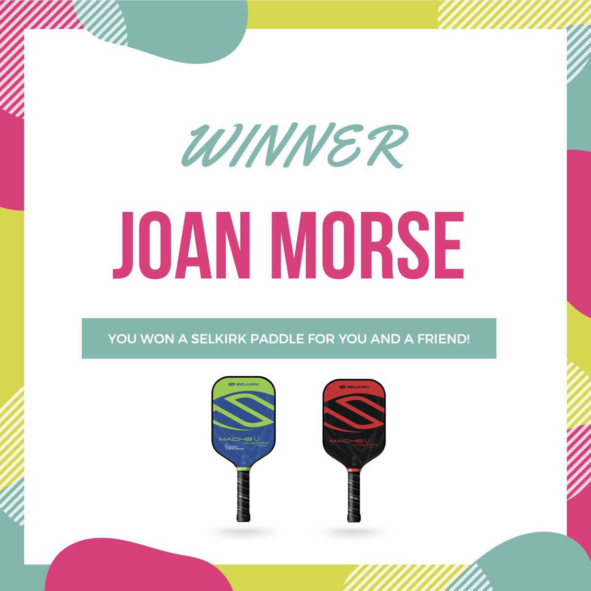 Want to win yourself a beauty of a paddle from our friends at Selkirk Sport - We are Pickleball? Better get on the list! thirdshotsports.com/newsletter