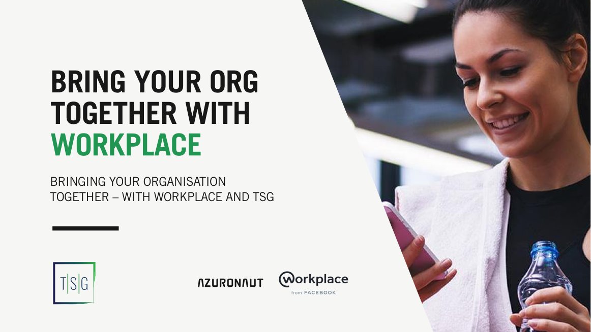 Bring your organisation together this year.

Insights not to be missed from @workplacefromFB and TSG on how they have connected their global team. 

Webinar 26/01 - 10am GMT
attendee.gotowebinar.com/register/36523…