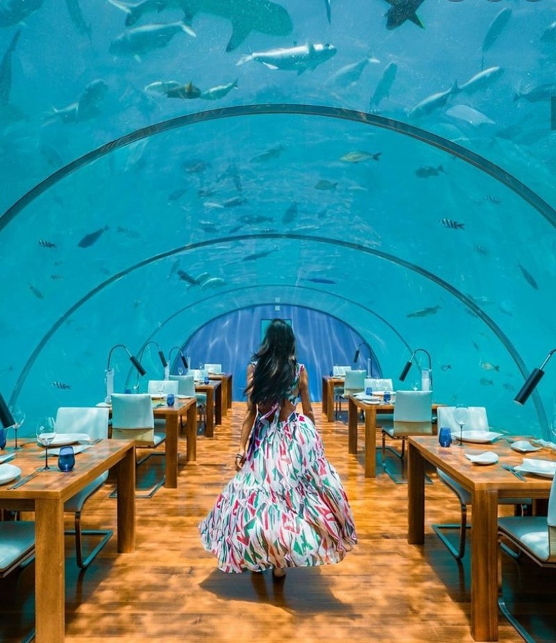 Underwater hotels and restaurants