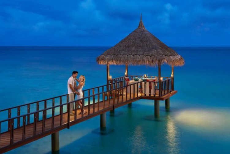 Maldives honeymoons are very popular