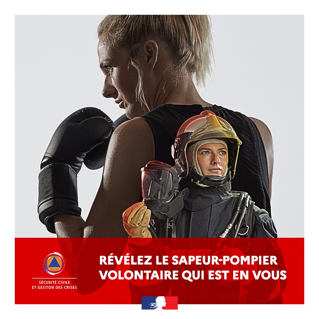 #TousVolontaires | 🚒 Parmi les #sapeurspompiers actifs en France, près de 80% sont sapeurs-pompiers volontaires. Ils sont le cœur du dispositif français de sécurité civile et de secours aux personnes.

Révélez le sapeur-pompier qui est en vous👉bit.ly/3nzxSCv