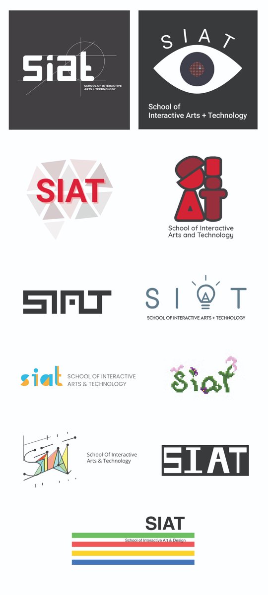 IATSU's tweet photo. Submissions are in for our logo design challenge and now it's up to you to decide the winner!

VOTE HERE: https://t.co/c3Lz5tSo0b

Voting is open to all SFU students- must enter SFU email to submit.

Voting deadline: January 14th, 2021 at 11:59 pm. https://t.co/6uoUOW73RT