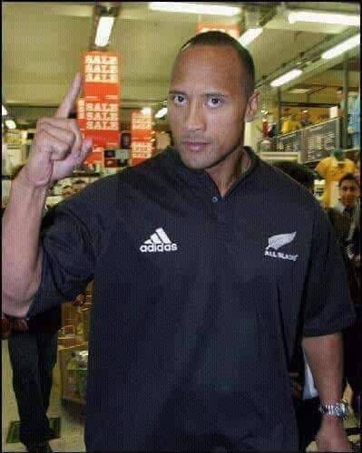 The Rock's loyalties depend on the code of rugby involved apparently…