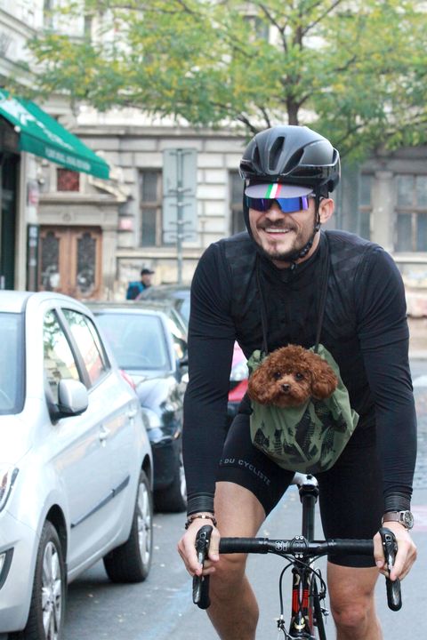 Orlando Bloom and PUPPER