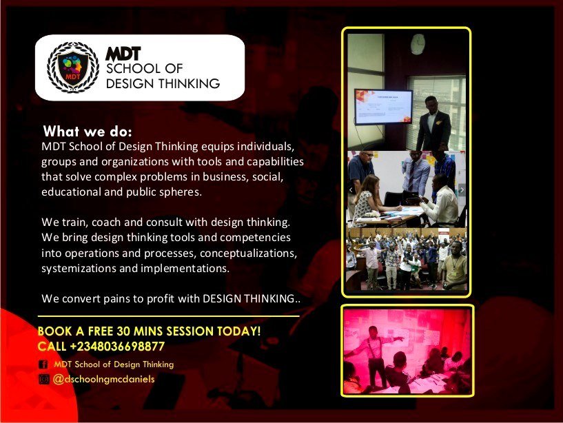 mrideation's tweet photo. At MDT School of Design Thinking, we are equipping graduates and young employees with #DESIGNTHINKING tools in preparedness for the future of work.. Please connect with us.. https://t.co/7rZw7gvOtI