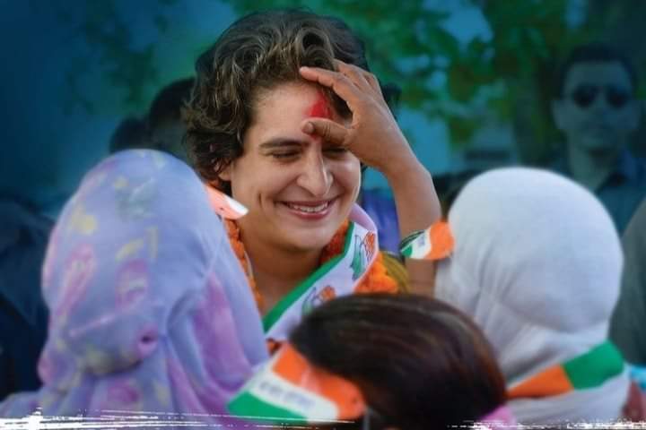 SunkaraPadmasri's tweet photo. #IndiraIsBack
We need Dynamic &amp; Strong Women
#Happybirthdaypriyankagandhi ji

@INCIndia @RahulGandhi @priyankagandhi @kcvenugopalmp @ANI @PrajaRajadhani https://t.co/683lLdjU3o