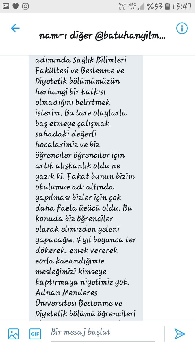 tdborgtr's tweet photo. Adnan Menderes Üniversitesi Beslenme Ve Diyetetik Bölümü Öğrenci Temsilcisi: https://t.co/MAsnwL6Od5
