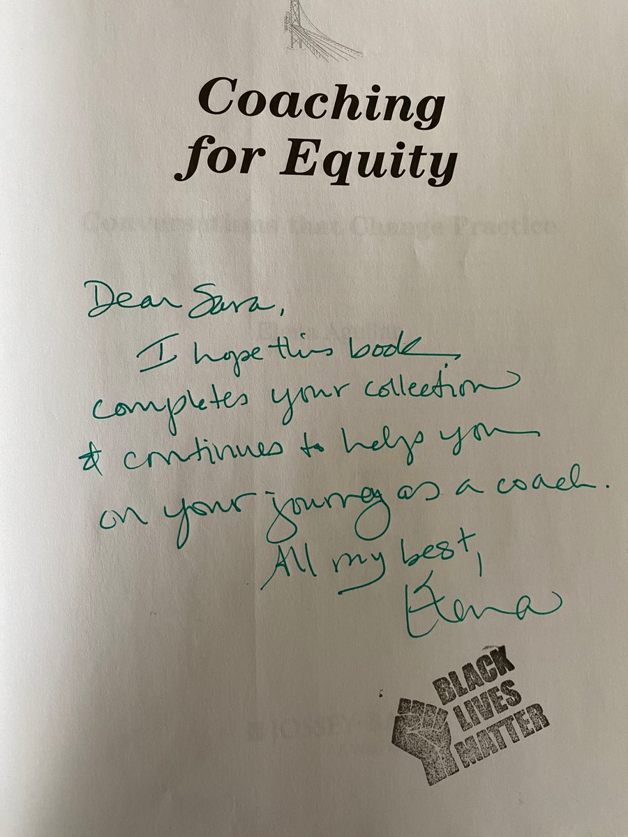 Sara_Brosious's tweet image. 100 pages into @brightmorningtm #coachingforequity and slowing down the drive to tear through it to reflect and look in.  I did peek ahead to preview coaching tools!!! #Balance