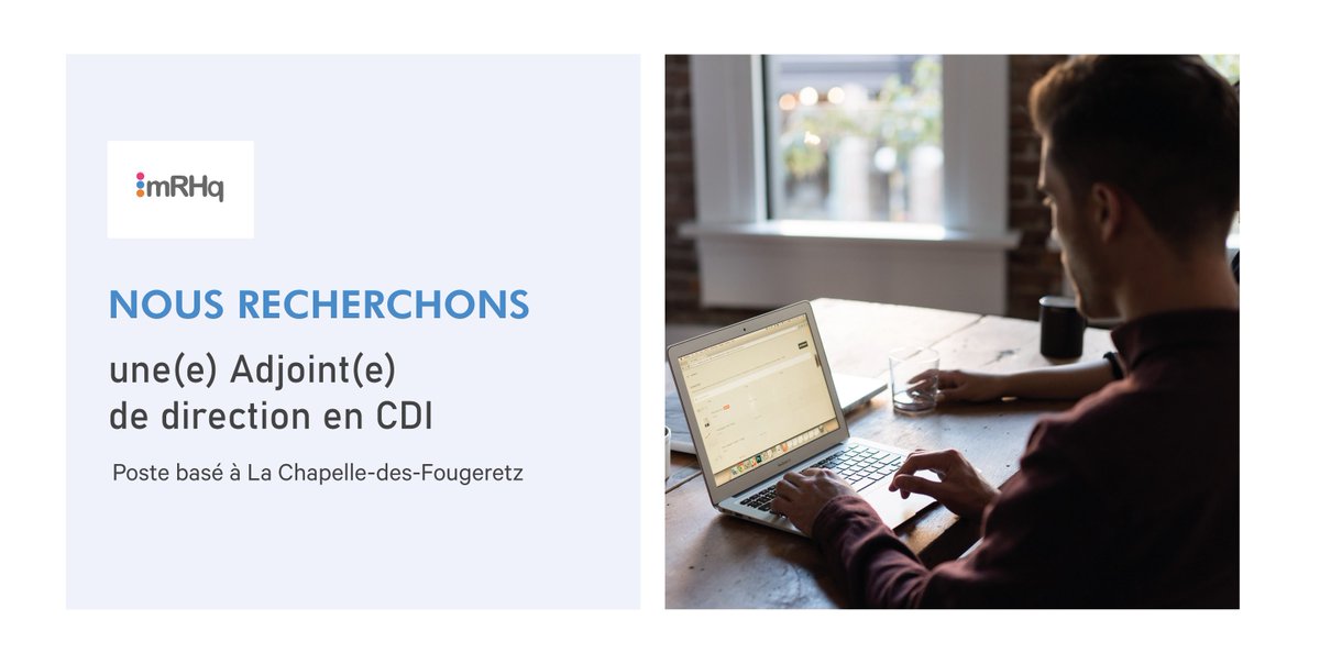 mRHqAgence's tweet photo. #Recrutement l Nous recherchons pour l'un de nos clients un(e) Adjoint(e) de direction en #CDI à La Chapelle-des-Fougeretz.
Postulez ici : 👉 https://t.co/p3sPiCJhDO
#job #adjointdedirection #adjointededirection #bretagne #rennes #chapelledesfougeretz https://t.co/FuJnpyKFCo