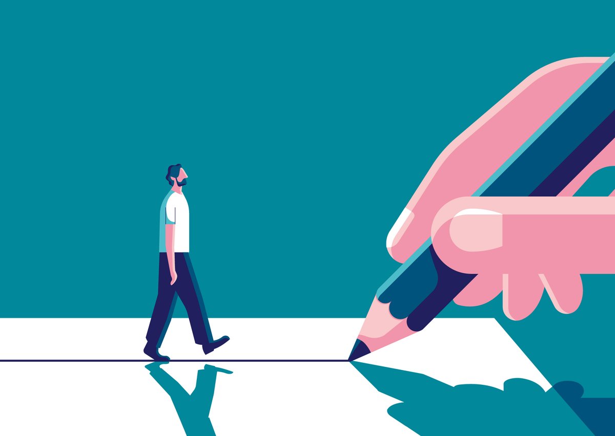 'Reconfiguring the business model - what the future of work could look like.'
 #ILLUSTRATION2021 #Editorial