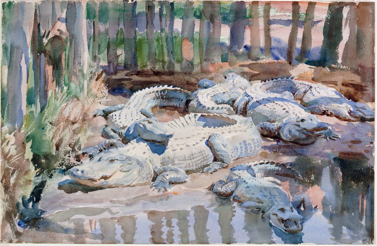 Sargent created roughly 900 oil paintings and more than 2,000 watercolors, as well as countless sketches and charcoal drawings. His oeuvre documents worldwide travel, from Venice to the Tyrol, Corfu, the Middle East, Montana, Maine, and Florida.