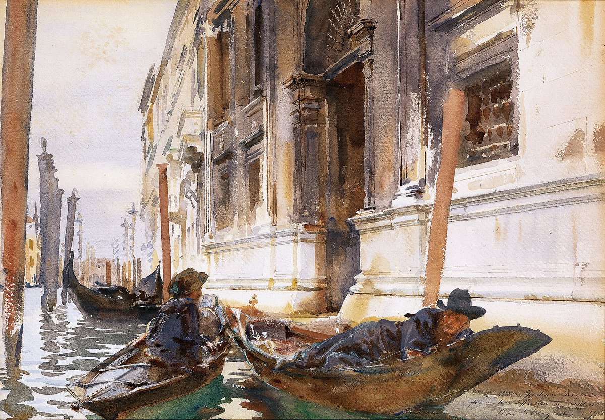 Sargent created roughly 900 oil paintings and more than 2,000 watercolors, as well as countless sketches and charcoal drawings. His oeuvre documents worldwide travel, from Venice to the Tyrol, Corfu, the Middle East, Montana, Maine, and Florida.