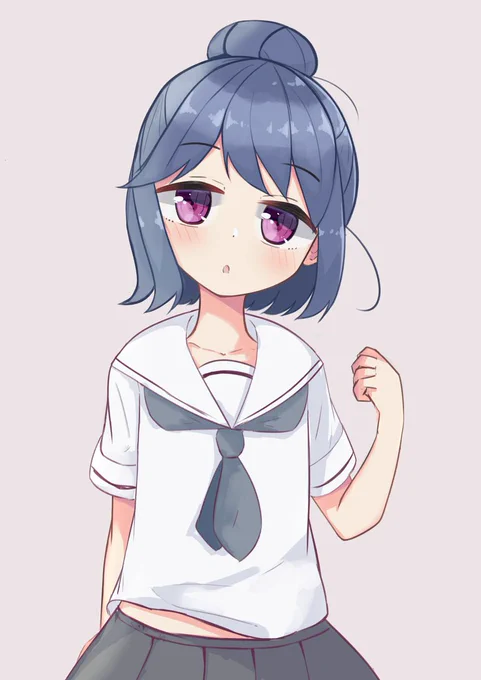 中学生夏服志摩リンかわいすぎた落書き #ゆるキャン