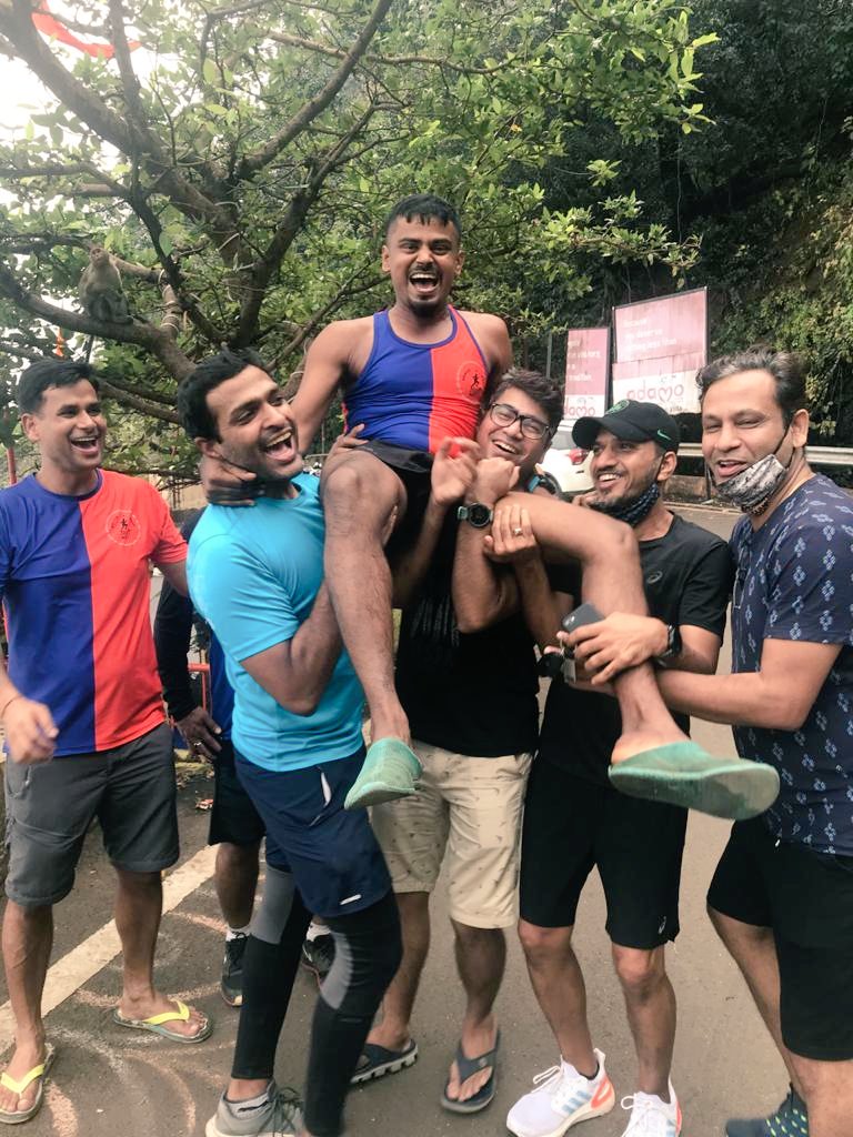 Snails2Bolt's tweet photo. A few proud moments... All the runners are from Maharashtra's Mira-Bhayander area. https://t.co/iJGekSKV83