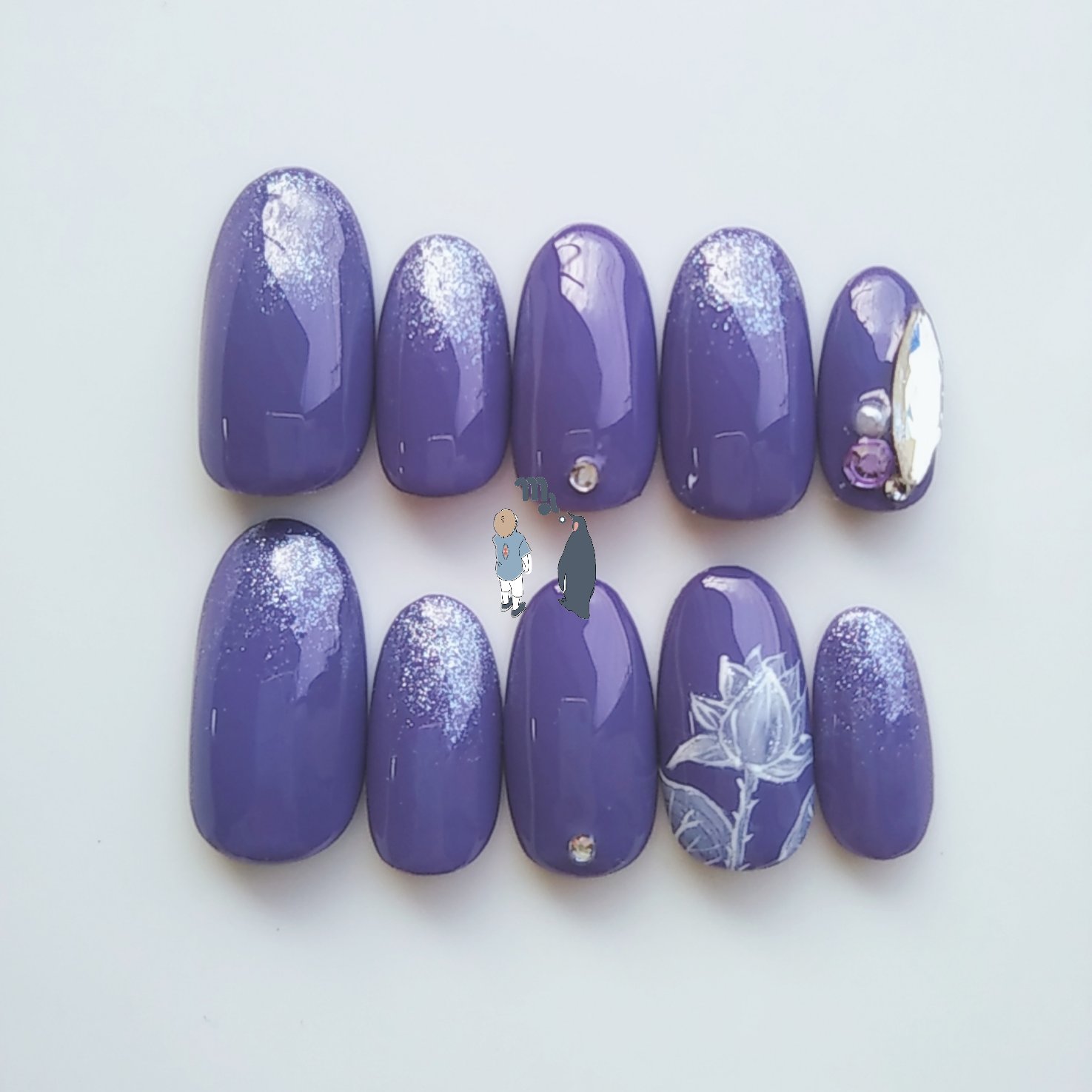 蓮の花ネイル Twitter Search Twitter