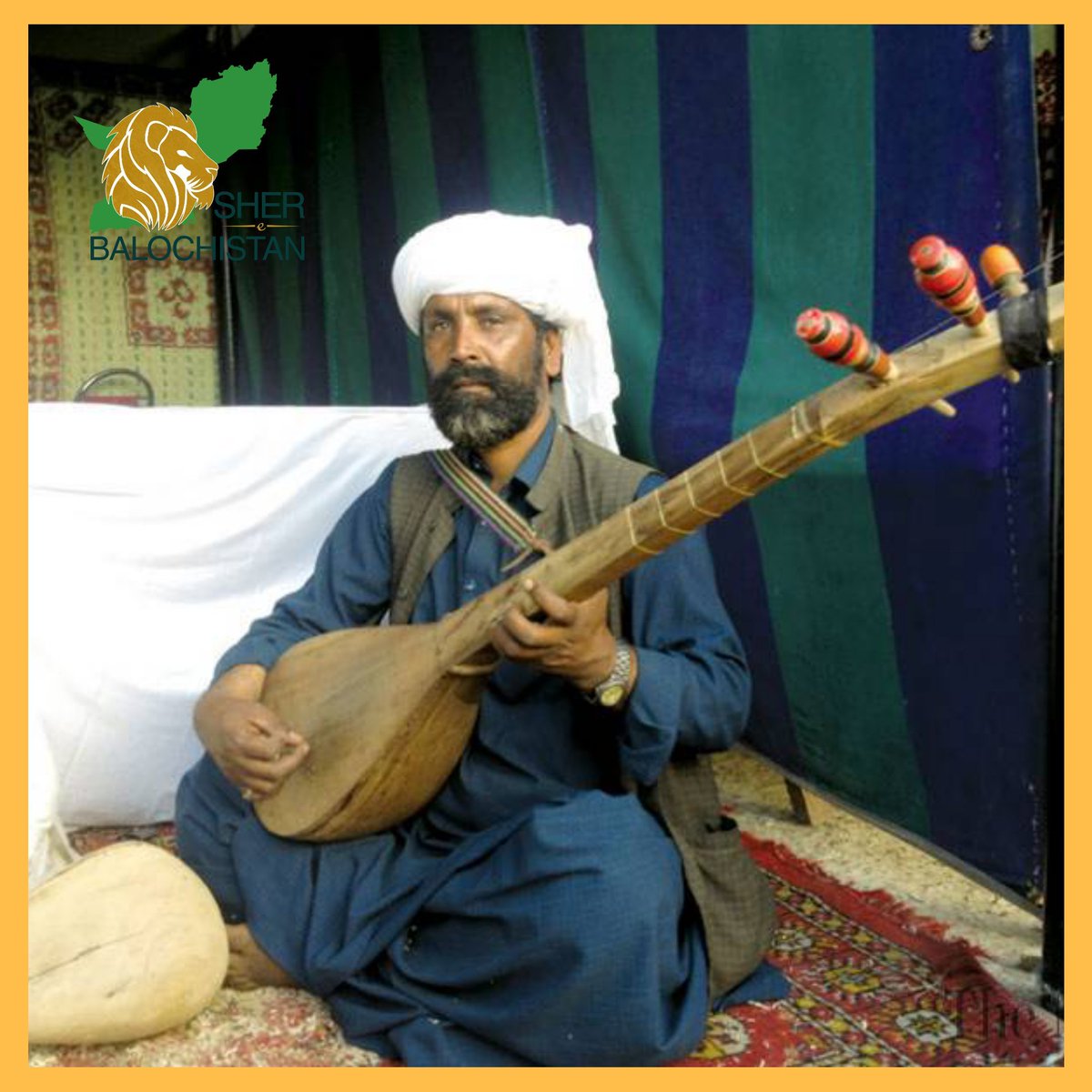 ShereBln's tweet photo. Dariya Khan is a skilled Dambora &amp; Suroz (musical instruments) maker &amp; a well-known musician of #Balochistan. He hailed from a humble background &amp; belonged to the Jaffarabad district of Balochistan. https://t.co/zT9fVZNmbU