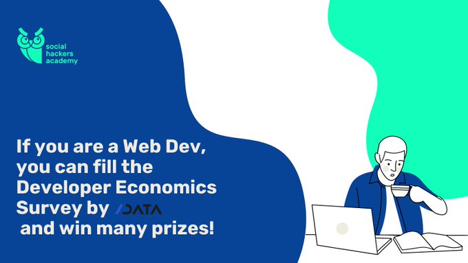 sochackacademy's tweet photo. Share your answers by taking this @SlashDataHQ survey and win new gear! ➡️ https://t.co/4DYZiFmjYE
#womenintech #WomenWhoCode #coding #100daysofcode #webdevelopment #DeveloperEconomics #DESurvey #DE20 #deveconomics20 #DevEconomicsSurvey #developersurvey https://t.co/96xP3smZiL
