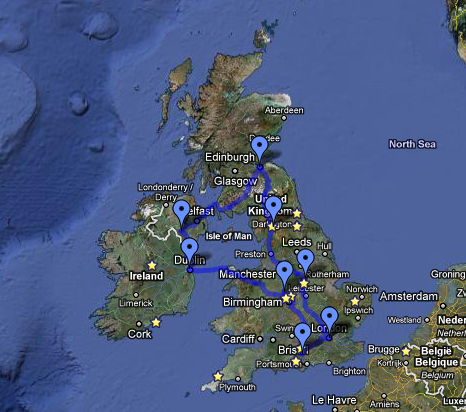 Pulling off a trip to Edinburgh with no suitable public charging and 1 day's notice was one thing, a 1000 mile weekend in Ireland was quite another. It just goes to show that electricity is everywhere - with the right adapters. Today there are thousands of rapid chargers alone.