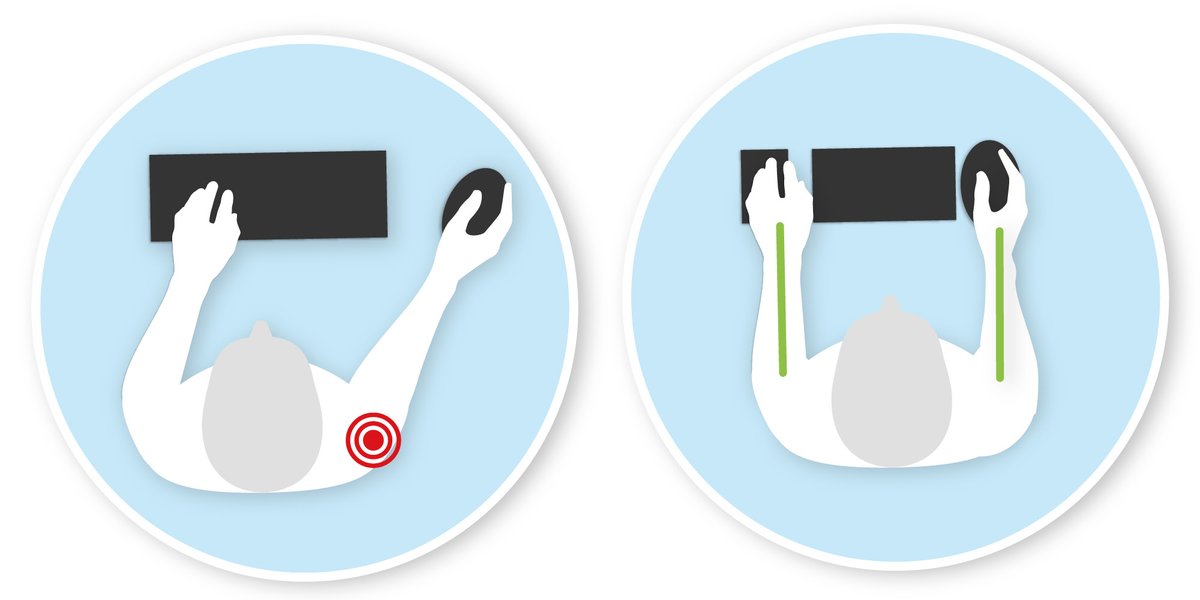 Let ook met het thuiswerken goed op uw houding! #ergonomisch #thuiswerken #goedehouding