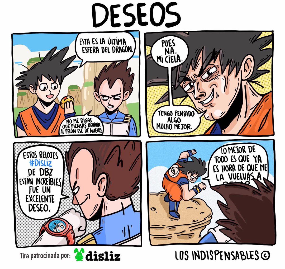 Hoy presentamos: “Próximamente <a href="/OriginalDisliz/">Original Disliz</a> tendrá relojes de Dragon Ball Z, daté prisa Goku!” #ConsumeLocal #Mexico #DragonBall