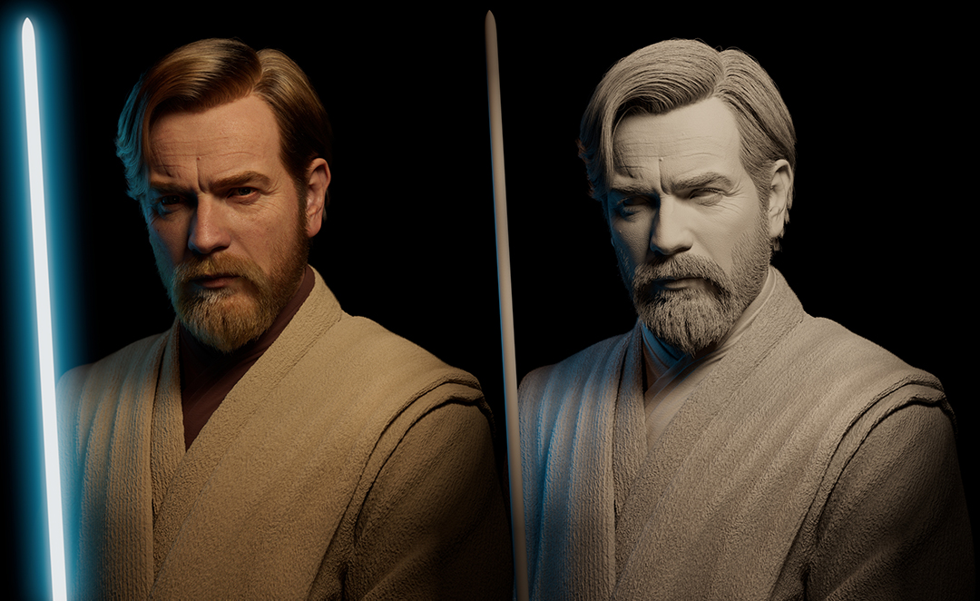 Who else is feeling the force in this Obi-Wan Kenobi render? 