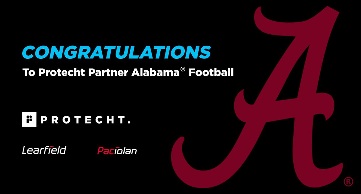 fanshield's tweet image. Congratulations on winning The National Championship to our wonderful partner @AlabamaFTBL  #RollTide #ProtechtWhatMatters