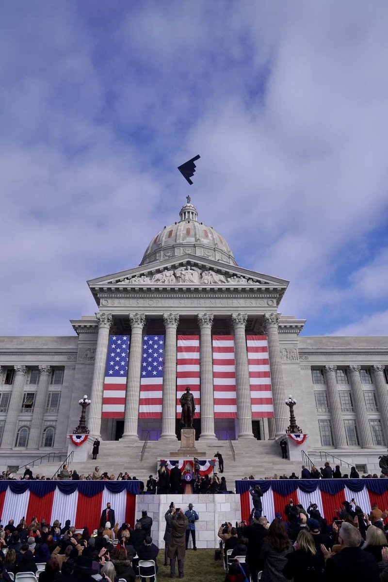 Ticar2's tweet photo. We had the chance to attend the Bicentennial Inauguration of Governor Parson on Monday. So nice to see Liberty, Democracy &amp; a common purpose come together to celebrate. Even in the midst of a pandemic &amp; political turmoil, the people’s-work goes on. Thank you @RonFitzwater @TheMPA https://t.co/r4sCEyJ0eK