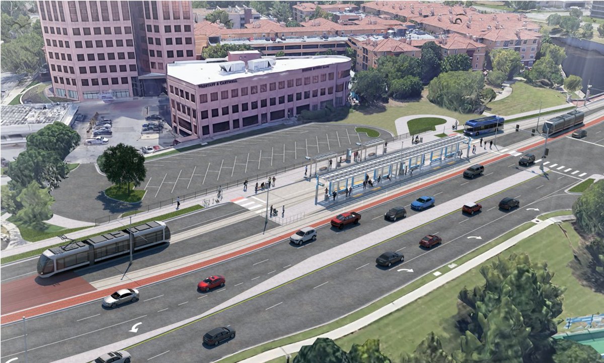 kcstreetcar's tweet photo. On Friday, the #kcstreetcar &amp; @KCMO received $174M in @FTA_DOT funding. 

Today, the KC Streetcar Constructors launched the official Main St. Extension construction website. This is the one stop shop for all of your streetcar construction info.🚧 🚊

➡️ https://t.co/kCY32EQcea https://t.co/AYuPHYjtwM