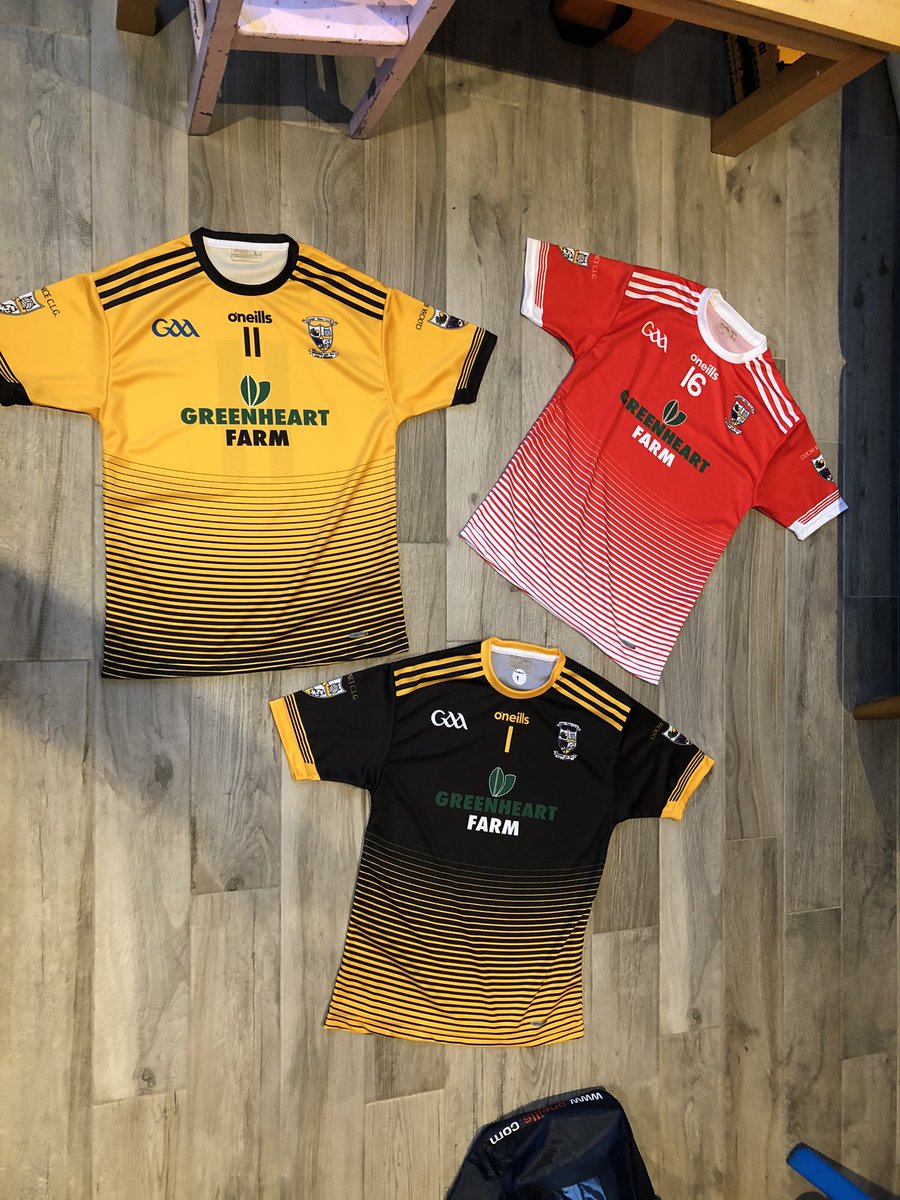 ClogherinkoeGAA's tweet photo. Thank you to @cp_conlan and Ollie Conlan of Greenheart Farm for sponsoring the club a new set of jerseys for 2021. Your support means a lot and we will wear them with pride 🖤💛 https://t.co/wtWVae1cbB