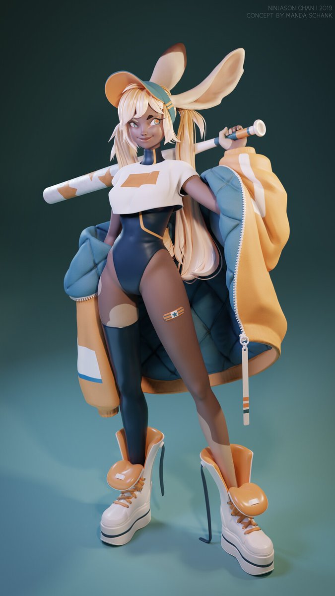 Ninjason_Chan's tweet photo. Hi #PortfolioDay
I'm Jason Chan, a 3D artist from South Africa currently working in the gaming industry. 
I love making stylized characters!

🖌️https://t.co/IvlmuRk5YC
📸https://t.co/fUuYHI00Ep https://t.co/yZmcMnV924
