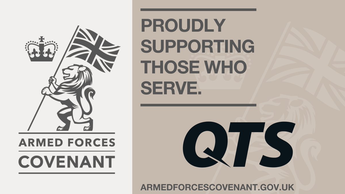 Lowland_RFCA's tweet photo. ๐ @QTS - one of the UKโs leading rail contractors - is the latest organisation to sign the Armed Forces Covenant.
The firm has committed to a package of support for serving and ex-forces personnel and their families.
Full story๐ https://t.co/lpewycpdMx
#PartneringWithDefence https://t.co/IfL6jjtkxh