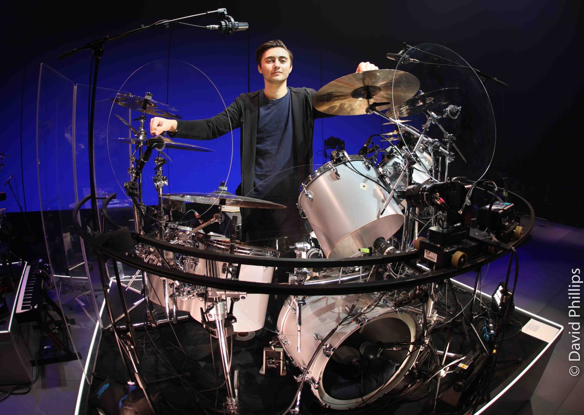 . <a href="/Nic_Collins21/">~ Nic Collins ~</a> with his new kit for the the next <a href="/genesis_band/">Genesis</a> Tour. #gretschdrums