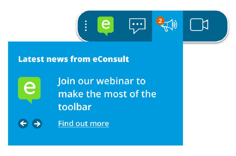 Join us to find out how the eConsult toolbar can be the one platform you need to respond to your patients. 
19.01.2021 | 13:00 - 14:00 
Sign up: bit.ly/2L8kesU 
The toolbar incorporates <a href="/Qdoctor_io/">Q doctor</a> video consultations, <a href="/Healthinote/">Healthinote</a> and <a href="/hcidigital/">HCI</a> patient videos.