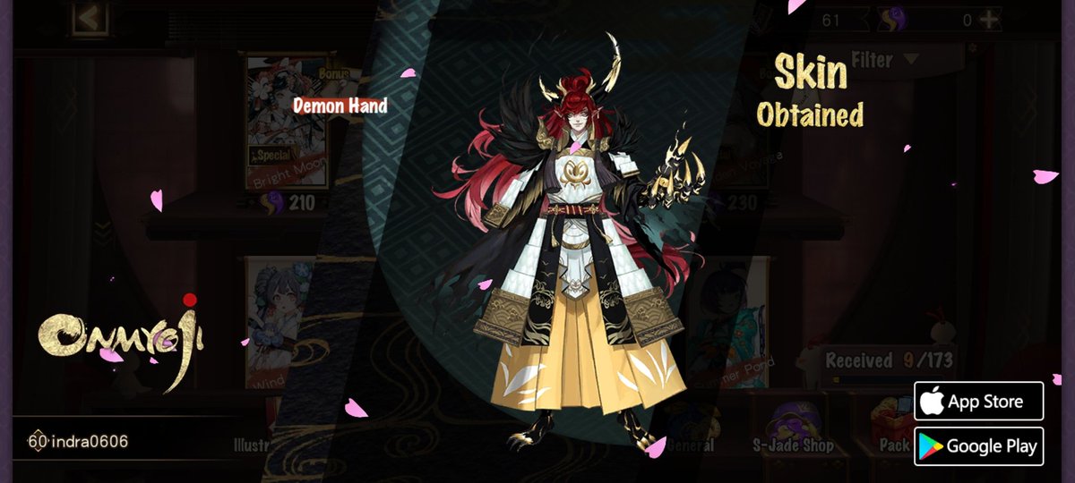 indrask8core's tweet photo. #Onmyoji# I got a brand new rare skin! Check it out and try your luck! https://t.co/FUrlVFsymx