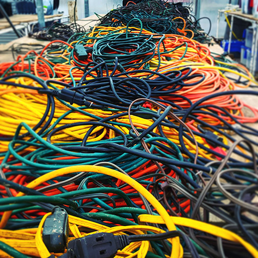 stanhywet's tweet photo. January is when when we sort and store all of the Deck the Hall extension cords. Many, many extension cords. #stanhywet #offseasonprojects https://t.co/26O7jO3vbJ