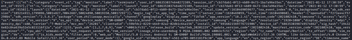 That's it folks, we real-time inspected what data gets encrypted by TikTok, before the app is even able to send it to the internet.Readers task: Dump the resulting cipher bytes and find them in intercepted web traffic