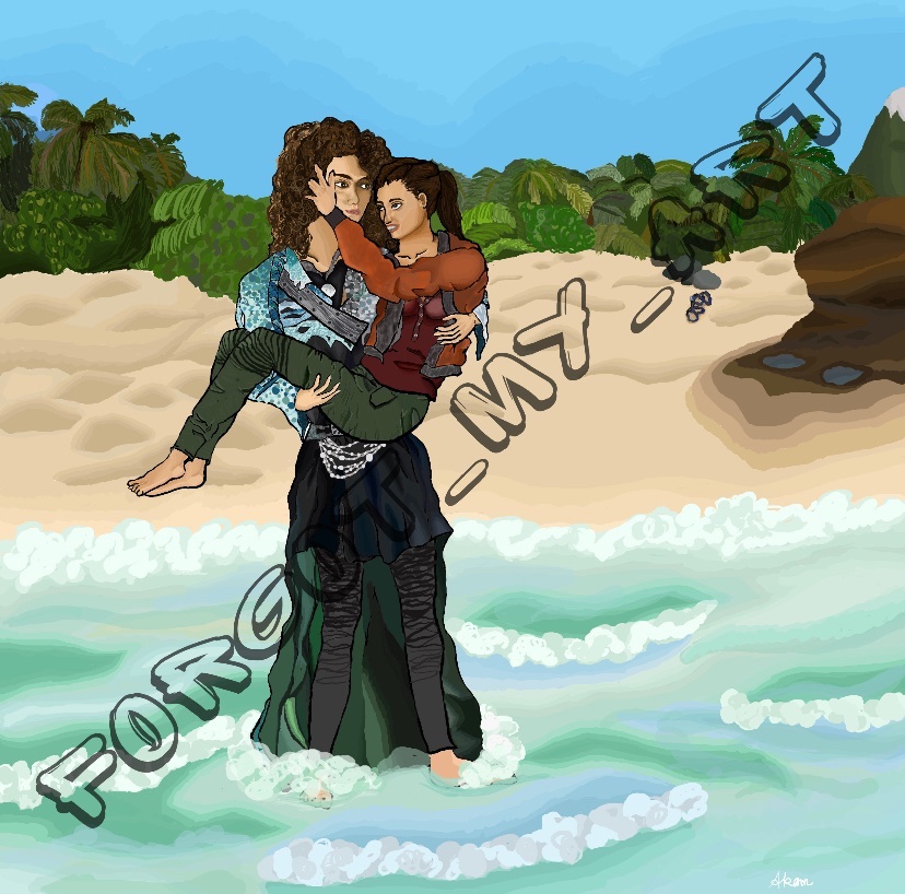 forgot_my_art's tweet photo. Seamechanic fanart for a friend of mine✨ #seamechanic #seamech #lunaven #lunakomfloukru #ravenreyes #the100 #fanart https://t.co/LoJfUXuXJm
