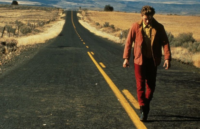LostInFilm's tweet image. River Phoenix on the set of 'My Own Private Idaho' (1991, Gus Van Sant)