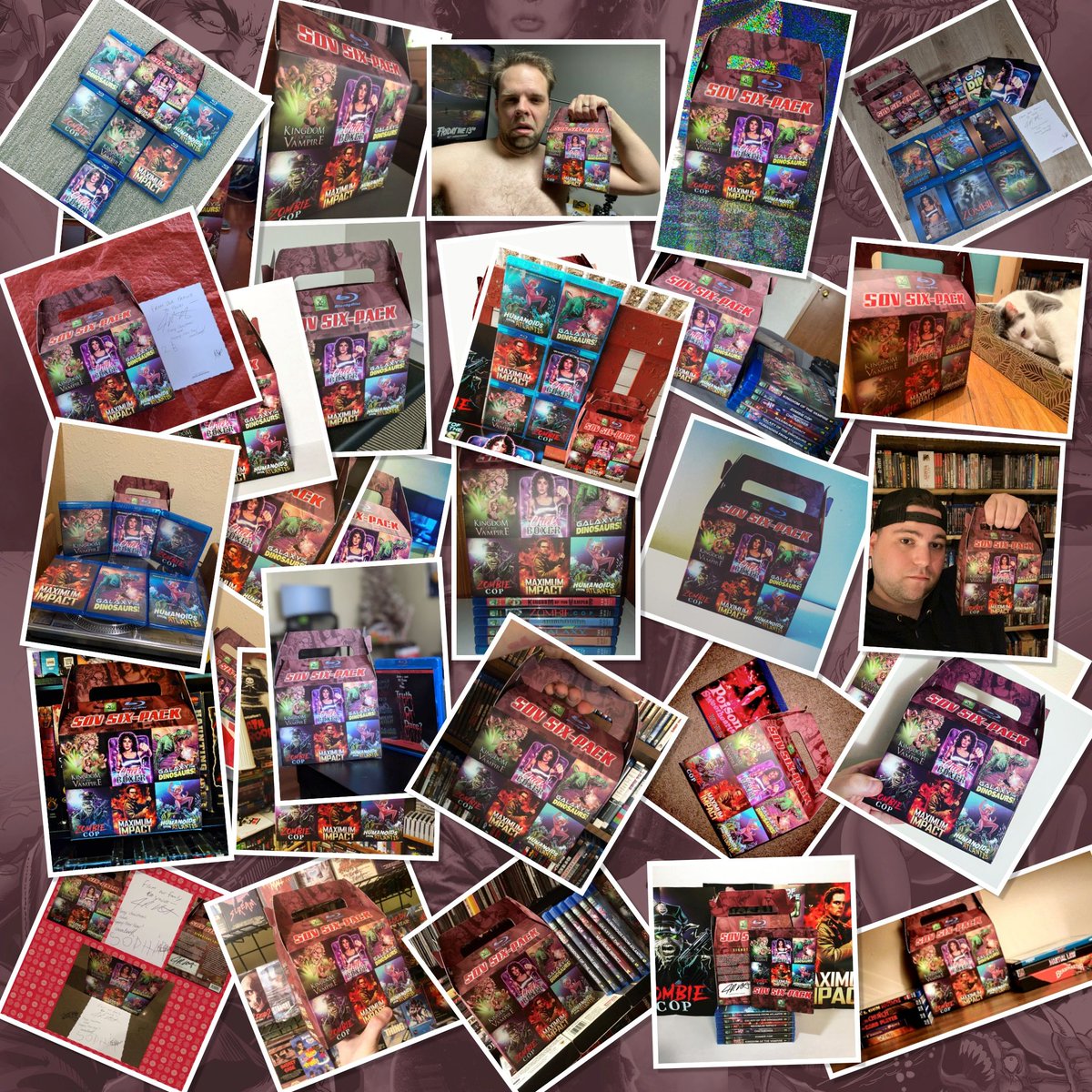 TempeVideo's tweet photo. We ❤️ seeing folks post about their SOV Six-Packs! Feeling left out? We have a few extra copies, so It's not too late to grab one before they're gone for good.
https://t.co/InmRdibSiS
#sovsixpack #makeflix #tempedigital #cinemahomevideo #jrbookwalter #sov #shotonvideo #VHS https://t.co/I2ZMlsufuC