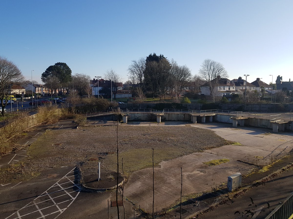 There's supposed to be a new bus station here—an empty plot of concrete off Western Avenue in Cardiff—which was supposed to open in 2017Now council bosses have admitted it may not open until 2023, which is actually 'quite fortuitous', somehow...1/5