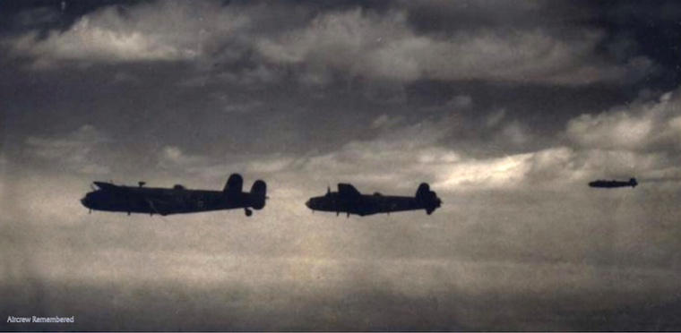 So the usual number trotted out lost during the raid is five to six, but this is just the number over target. It's actually higher as three more were lost en-route. /20