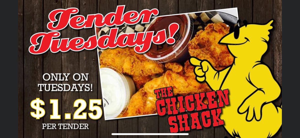 ChickenShackCO's tweet photo. #tendertuesday #takeouttuesday #supportsmallbusiness https://t.co/huMYS43R1d