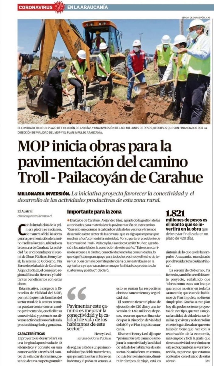 Plan Impulso Araucanía tweet media