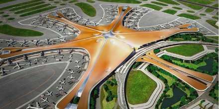 Één van de grootste en meest moderne luchthavens ter wereld, de Internationale Luchthaven Beijing Daxing in China, wordt door ons verwarmd met 5 kilometer aan Mini Canal verwarmingskanalen. De luchthaven werd onlangs bekroond met de Prix Versailles 2020. #jaga #luchthaven