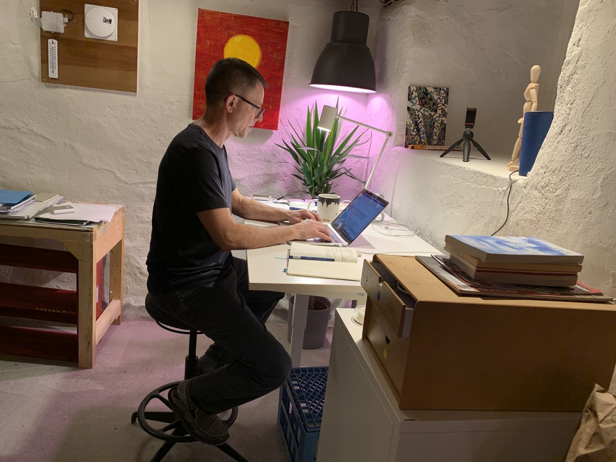 I walked outside for some fresh air. 4 hours of keyboard duty, needed a break. COVID has changed everything. Since March, instead of in-person team visits, assessment trips to the war zones  @PartnersRelief works in, and tours to speak at meetings & update supporters, I’m grounded