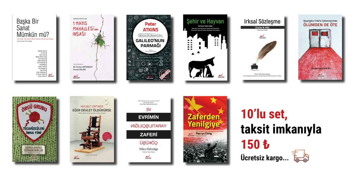 📢Kampanya!
10 kitaplık setimiz, ücretsiz kargo ve taksit seçenekleriyle 150 ₺
Taksitli satış bağlantısı:
📌iyzi.link/AF8TYQ
Kitapları incelemek için sitemizi ziyaret edebilirsiniz:
📌patikakitap.com.tr